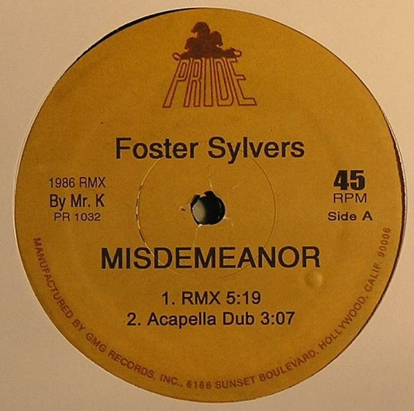 Foster Sylvers - Misdemeanor | PRIDE (PR 1032)