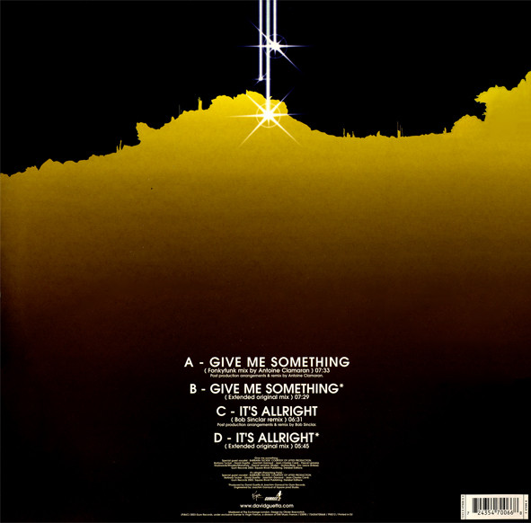 David Guetta - Give Me Something | Virgin (7243 5 47006 6 8) - 2