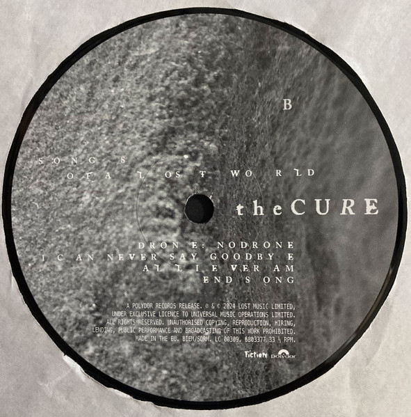 The Cure - Songs Of A Lost World | Polydor (6803377) - 4