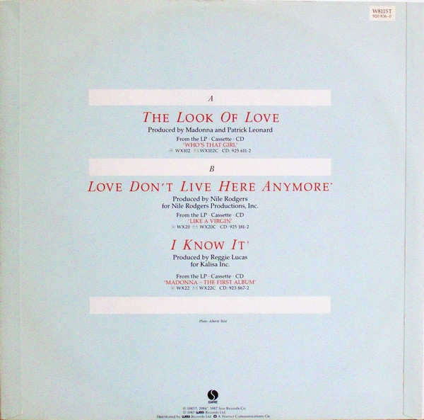 Madonna - The Look Of Love | Sire (W8115T) - 2