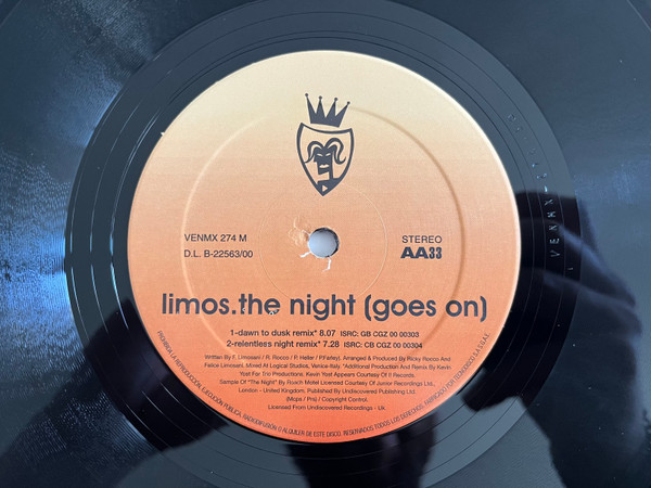 Limos - The Night (Goes On) | Vendetta Records (VENMX 274 M) - 4 Limos - The Night (Goes On) | Vendetta Records (VENMX 274 M) - 4