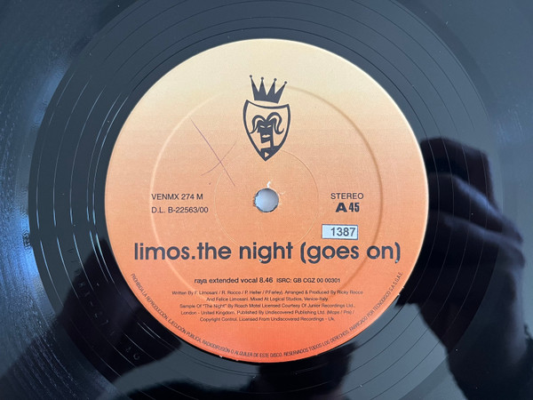 Limos - The Night (Goes On) | Vendetta Records (VENMX 274 M) - 3 Limos - The Night (Goes On) | Vendetta Records (VENMX 274 M) - 3
