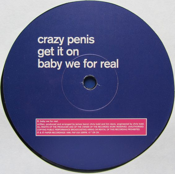 Crazy Penis - Get It On | Paper Recordings (PAP 026) - 4