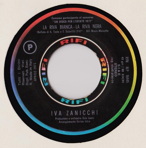 Iva Zanicchi - La Riva Bianca La Riva Nera | Rifi (RFN NP 16445) - 3