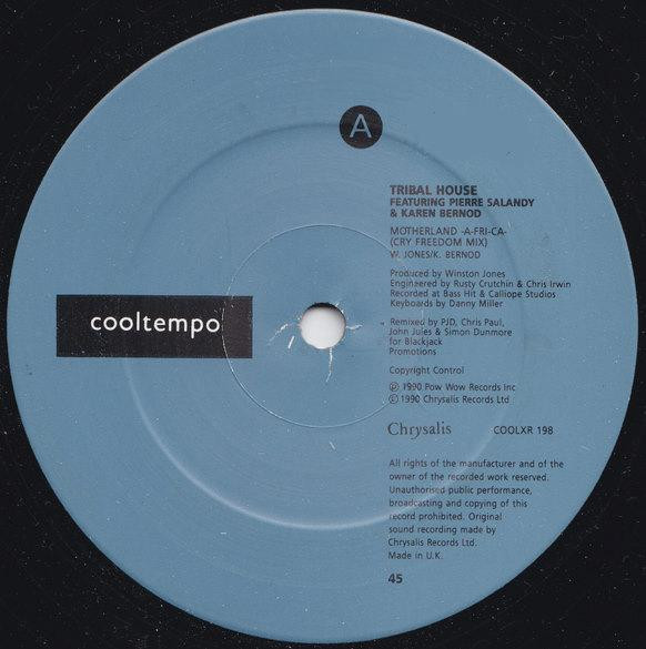 Tribal House Featuring Pierre Salandy & Karen Bernod - Motherland -A-fri-ca- (The Remixes) | Cooltempo (COOLXR 198) - 2