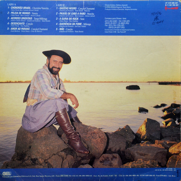 Gaúcho Da Fronteira - Acordes Orientais | GEL Chantecler (2.07.405.337) - 2