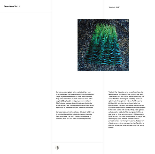 Various - Transition Vol. 1 | Knekelhuis (KH027) - main