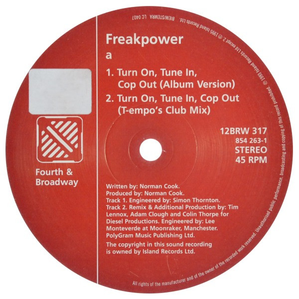 Freak Power - Turn On, Tune In, Cop Out | 4th & Broadway (12 BRW 317) - 3 Freak Power - Turn On, Tune In, Cop Out | 4th & Broadway (12 BRW 317) - 3