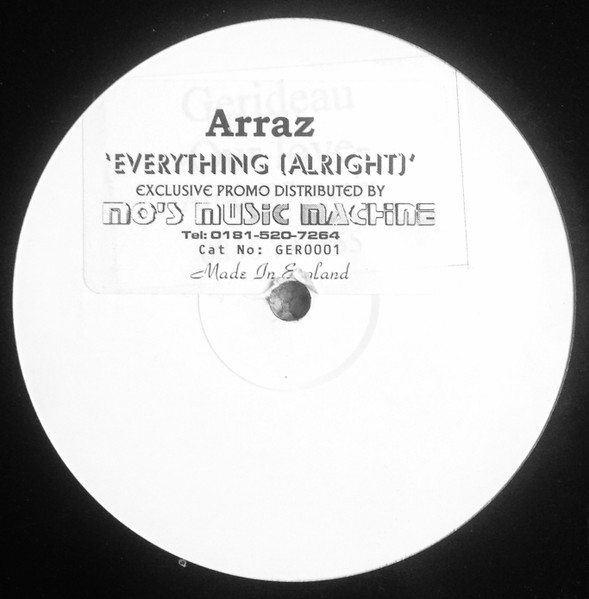 Arraz - Everything (Alright) | Not On Label (GER0001)