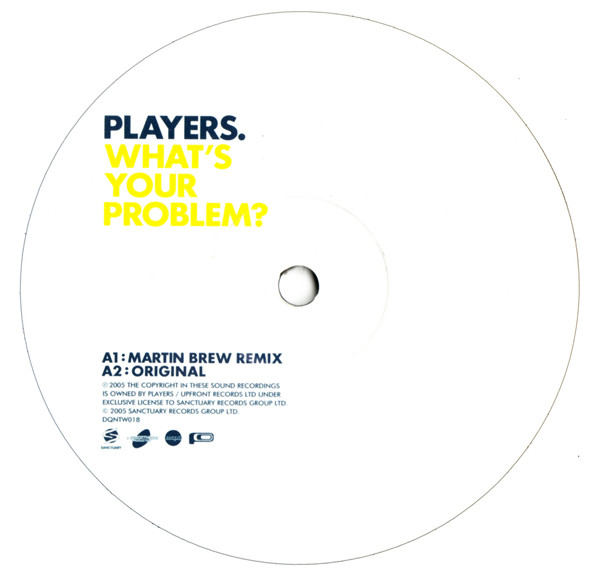 Players - What's Your Problem? | Discotheque (DQNTW018) - 2
