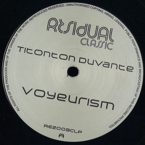 Titonton Duvanté - Voyeurism | Residual Classic (REZ003CLP) - main