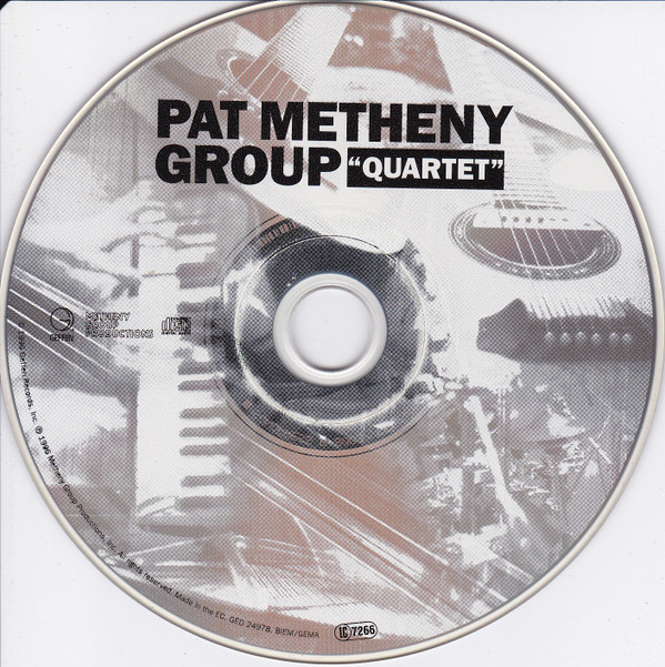 Pat Metheny Group - "Quartet" | Geffen Records (GED 24978) - 4