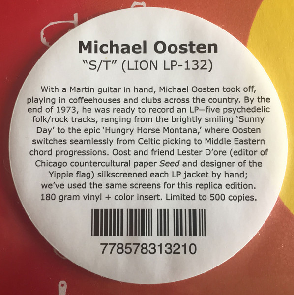 Michael Oosten - Michael Oosten | Lion Productions (LION LP-132) - 4