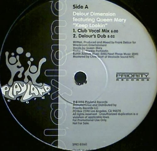Delour Dimension Featuring Queen Mary - Keep Lookin | Playland Records (PVL 53320) Delour Dimension Featuring Queen Mary - Keep Lookin | Playland Records (PVL 53320)