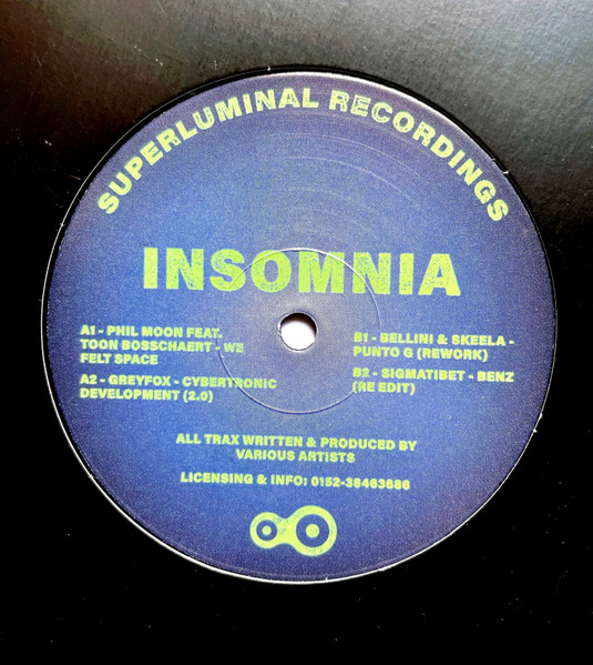 Various - Insomnia | Superluminal (SUPLU007)