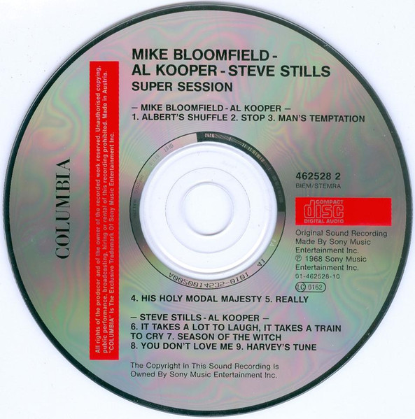 Mike Bloomfield , Al Kooper , Stephen Stills - Super Session | Columbia (462528 2) - 3
