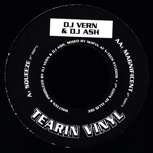 Big Vern & DJ Ash - Squeeze / Magnificent | Vinyl Fanatiks (TV-VFS 45 002) - 2
