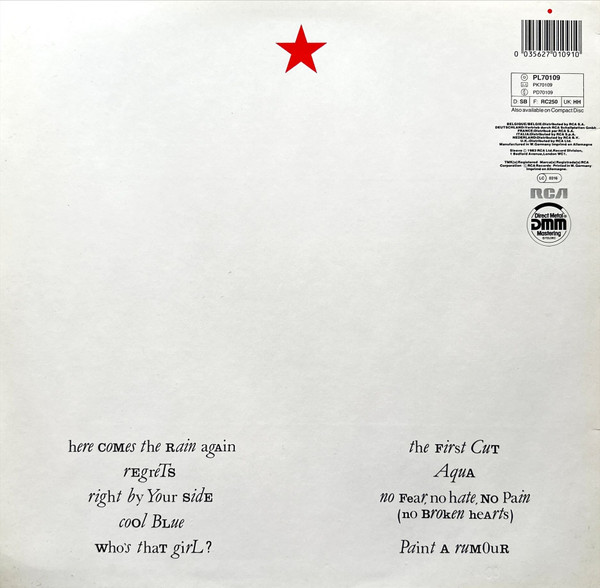 Eurythmics - Touch | RCA (PL 70109) - 2 Eurythmics - Touch | RCA (PL 70109) - 2