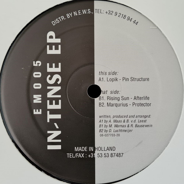 Various - In-Tense EP | E-Motion Records (EM005)