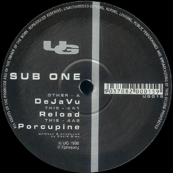 Sub One - DeJaVu | UG (UG015)