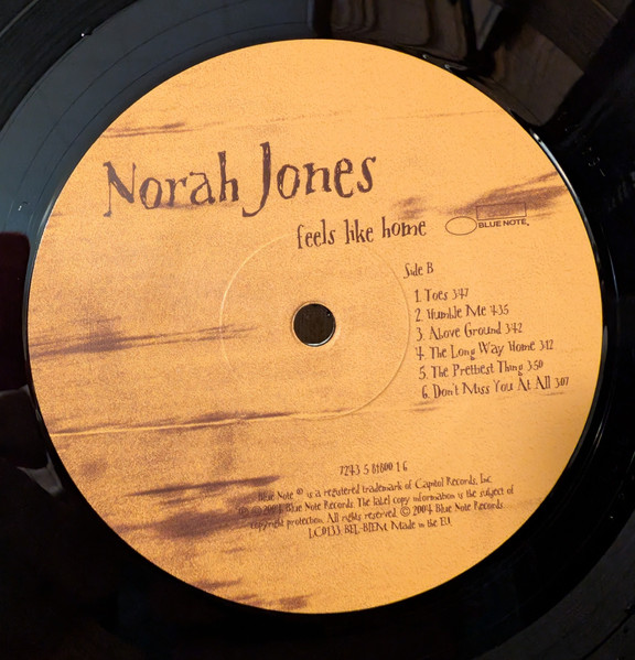 Norah Jones - Feels Like Home | Blue Note (7243 5 84800 1 6) - 4 Norah Jones - Feels Like Home | Blue Note (7243 5 84800 1 6) - 4