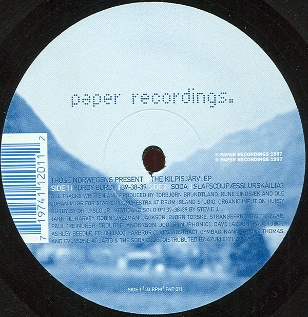 Those Norwegians - The Kilpisjärvi EP | Paper Recordings (PAP 011)