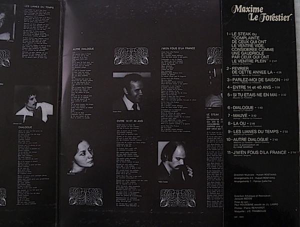 Maxime Le Forestier - Maxime Le Forestier | Polydor (2473 025) - 3 Maxime Le Forestier - Maxime Le Forestier | Polydor (2473 025) - 3