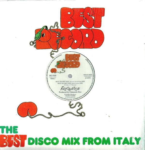 Fascination - Out To Get You | Best Record (BST-X098) Fascination - Out To Get You | Best Record (BST-X098)