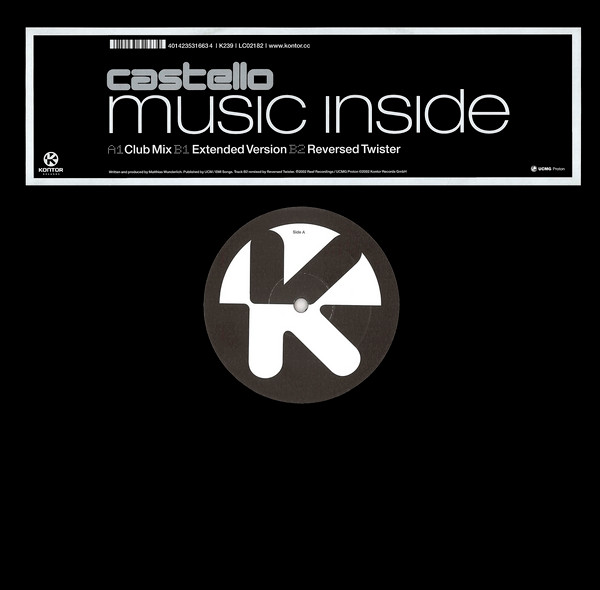 Castello - Music Inside | Kontor Records (K239) - main