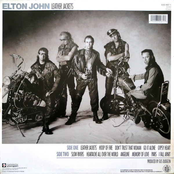 Elton John - Leather Jackets | The Rocket Record Company (830 487-1) - 2