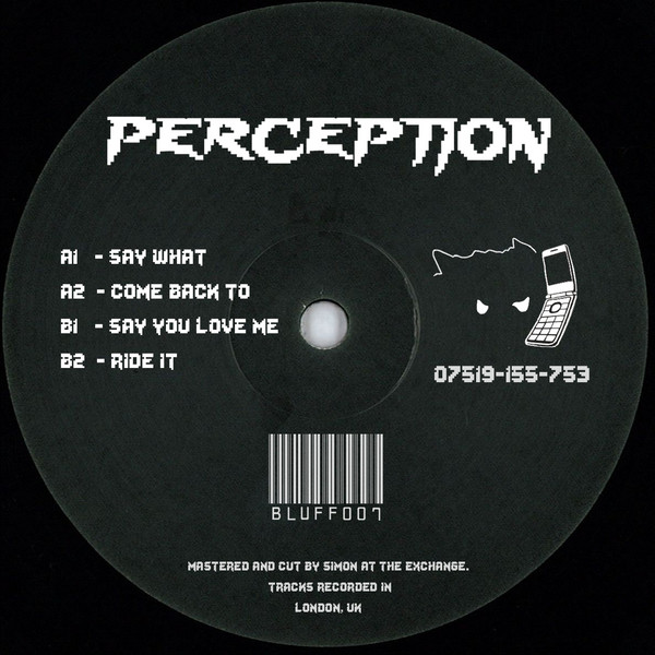 DJ Perception - BLUFF007 | Bluff Records (BLUFF007)