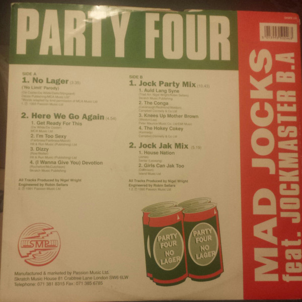 Mad Jocks Feat. Jockmaster B.A. - Party Four | SMP (SKMX 24) - 2