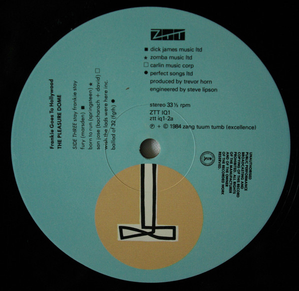 Frankie Goes To Hollywood - Welcome To The Pleasuredome | ZTT (ZTT IQ1) - 6