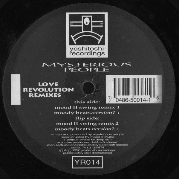 Mysterious People - Love Revolution Remixes | Yoshitoshi Recordings (YR014) - 2