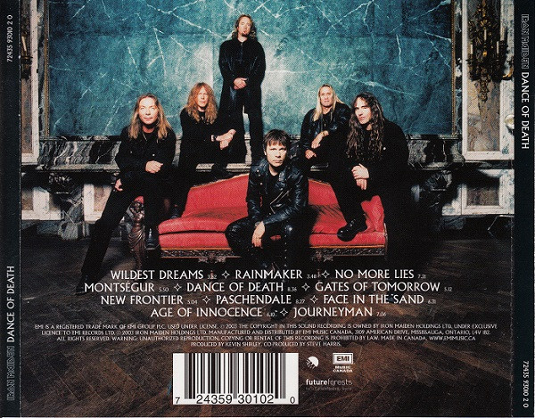 Iron Maiden - Dance Of Death | EMI (72435 93010 2 0) - 2