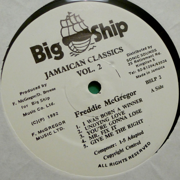 Freddie McGregor - Sings Jamaican Classics 2 | Big Ship (BSLP2) - 3