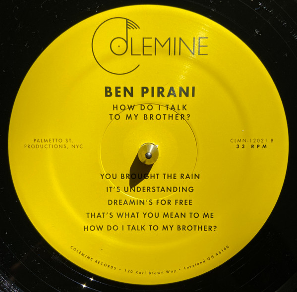 Ben Pirani - How Do I Talk To My Brother? | Colemine Records (CLMN-12021) - 4