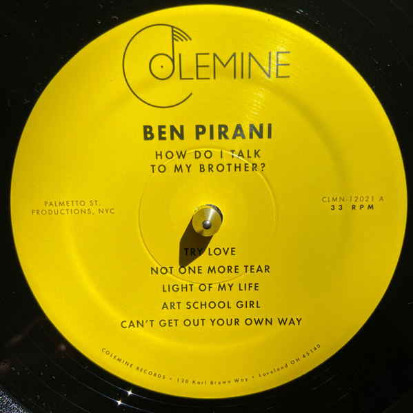 Ben Pirani - How Do I Talk To My Brother? | Colemine Records (CLMN-12021) - 3