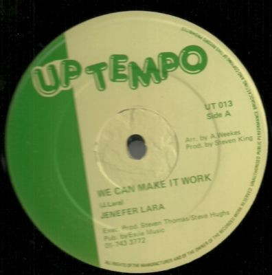 Jennifer Lara - We Can Make It Work / To Long Will Be To Late | Uptempo Records (UT 013) - 3