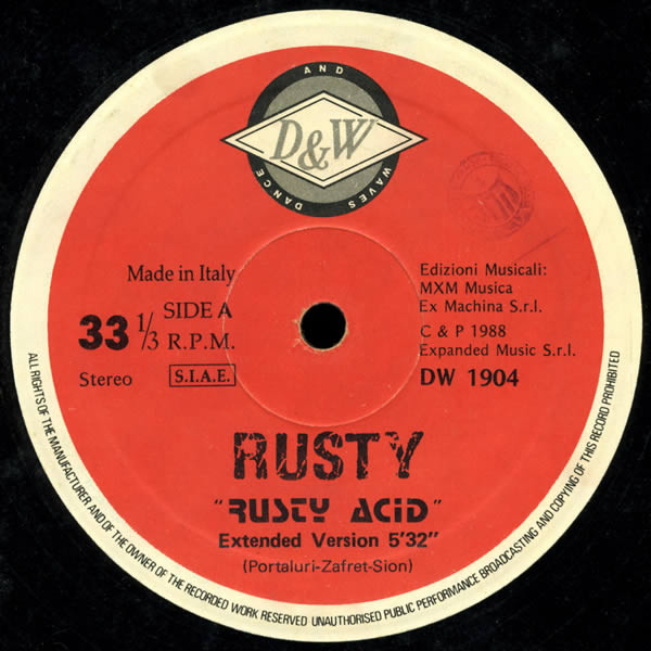 Rusty - Rusty Acid | Dance And Waves (DW 1904)