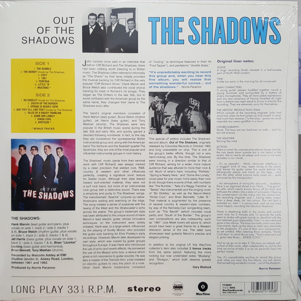 The Shadows - Out Of The Shadows | WaxTime (772097) - 2