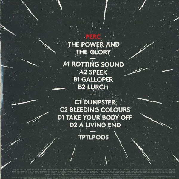 Perc - The Power And The Glory | Perc Trax (TPTLP005) - 2