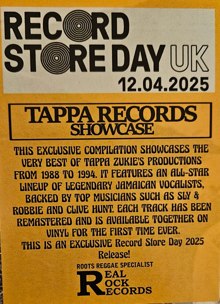 Various - Tappa Records Showcase | Tappa Records (RCKTAPPALP01) - 3