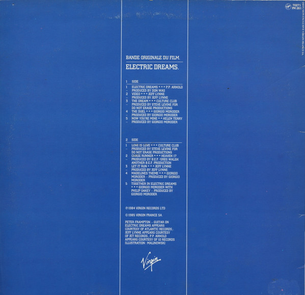 Various - Electric Dreams (Bande Originale Du Film) | Virgin (70271) - 2