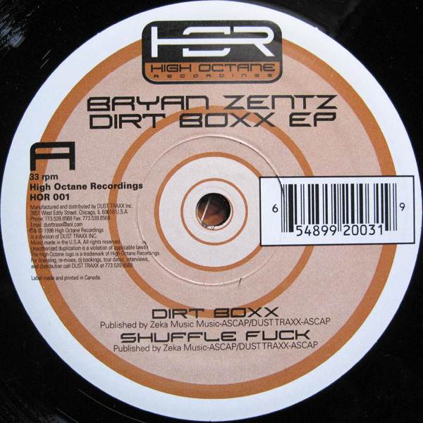 Bryan Zentz - Dirt Boxx EP | High Octane Recordings (HOR 003) - 3