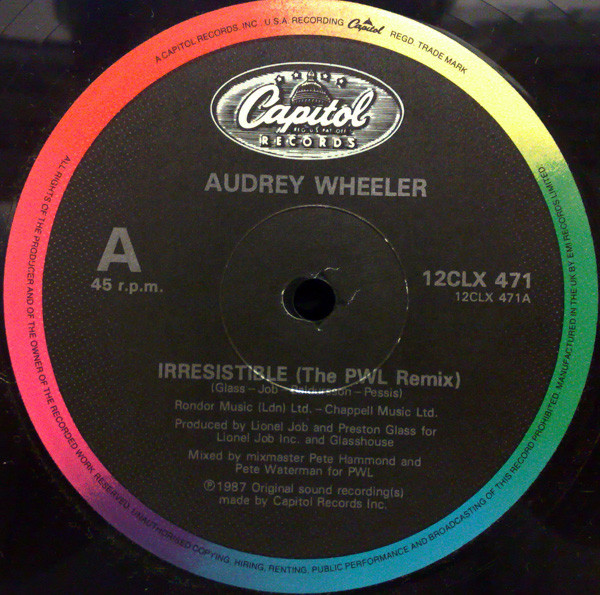 Audrey Wheeler - Irresistible | Capitol Records (12CLX 471) - main