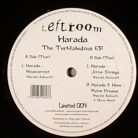 Harada - The Techfabulous EP | Leftroom Limited (Limited 004) - main