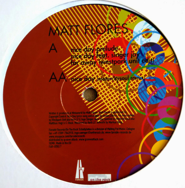 Matt Flores - Nice Day EP | Farside (FAR-OTRS 7) - 2 Matt Flores - Nice Day EP | Farside (FAR-OTRS 7) - 2