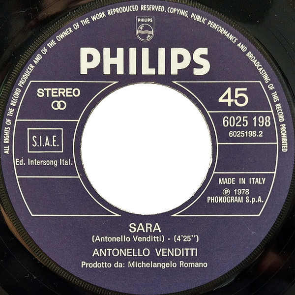 Antonello Venditti - Sotto Il Segno Dei Pesci | Philips (6025 198) - 4