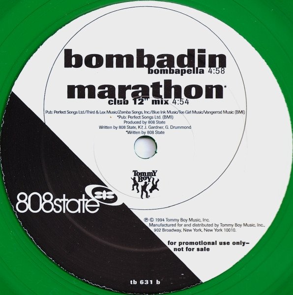808 State - Bombadin | Tommy Boy (tb 631) - 3 808 State - Bombadin | Tommy Boy (tb 631) - 3